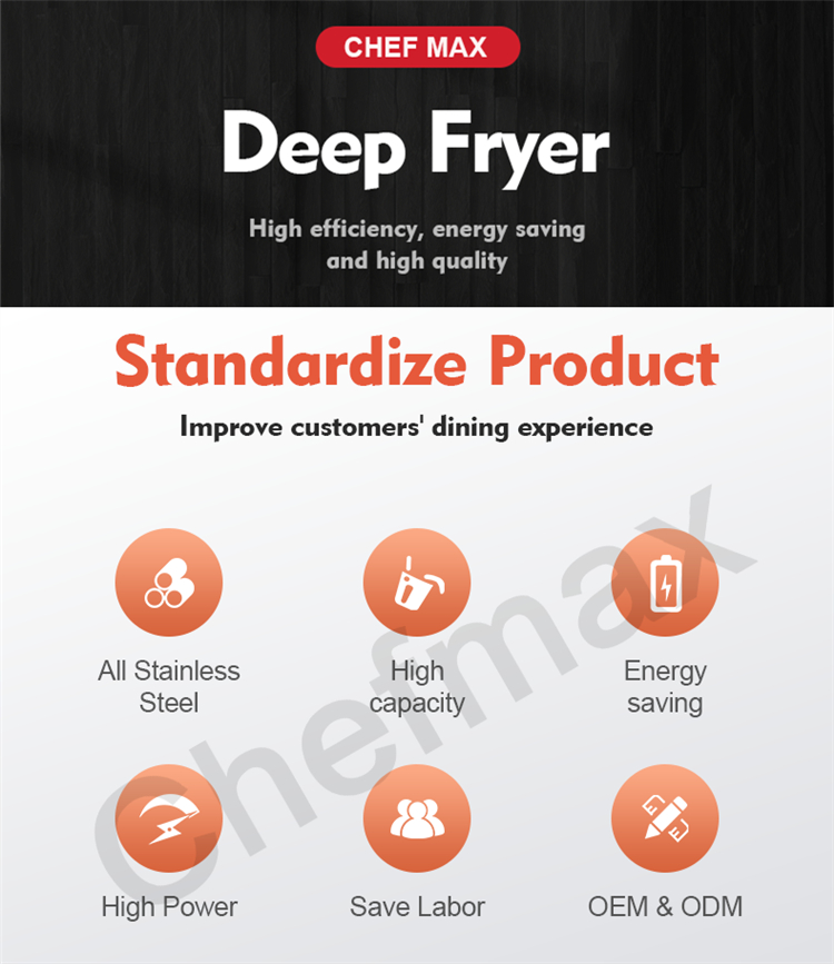 Chefmax Commercial 5500w Electric Frying Machine With Griddle - 2020 ...