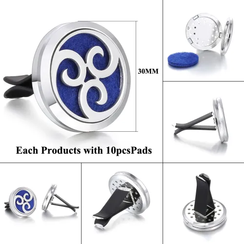 Tree Of Life Car Perfume Air Freshener Diffuser Clips Vent Flavoring