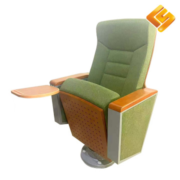 Ahşap Sırtlı Alüminyum Çerçeve Devirilebilir Oditoryum Koltuğu