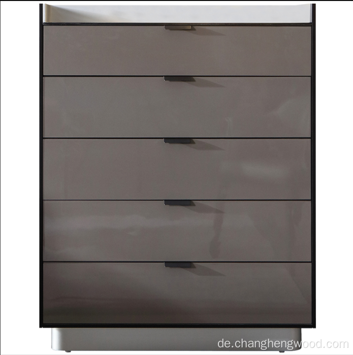 Luxus moderner MDF oder PB 5 Schubladenschrank