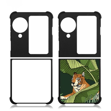 TPU + PC Aluminum White DIY 2D Sublimation Case for OPPO FIND N3 FLIP/N2 5G