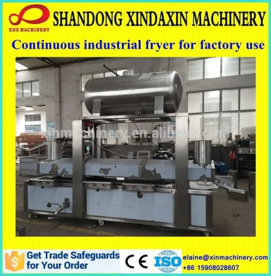 China continuous potato chips fryer factory