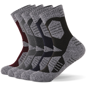 Custom Printed Thick Sweat-Absorbing Cotton Hiking Socks for Men - Best Sellers