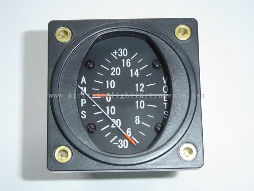 2" Combination Aircraft Voltmeters And Ammeters Gauge / Volmeter And ...