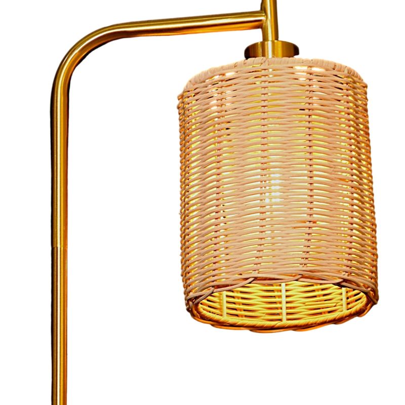 Tea room vertical floor lamp