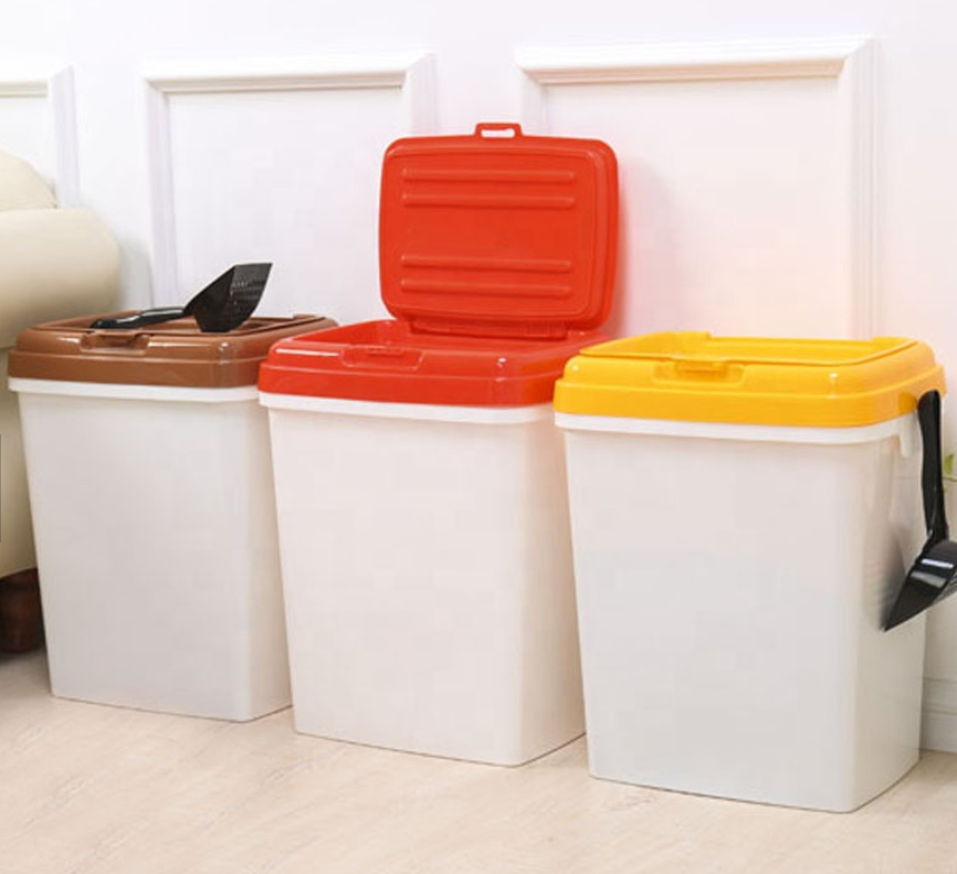 Plastic Pet Dog Food Storage Bin