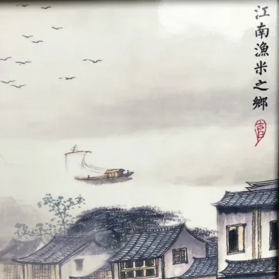 Customized Chinese Hand-Painted Porcelain Wall Paintings for Bedroom - Jingdezhen Ceramic Wholesale