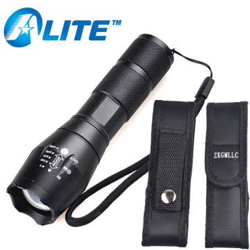 10W XML-T6 LED 1200LM Powerful Waterproof Tactical LED Flashlight With Holster Flashlight Bag