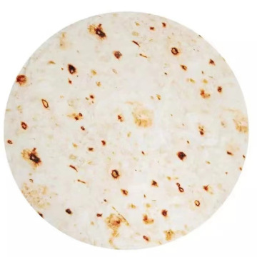 Comical Food-themed Blankets: Custom Wholesale Collection of Pizza, Burritos, and Tortilla Throws