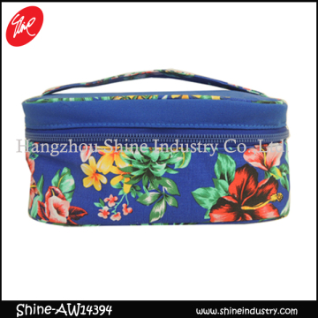beauty flowers cosmetic bag/big makeup bag/fashion toilet bag