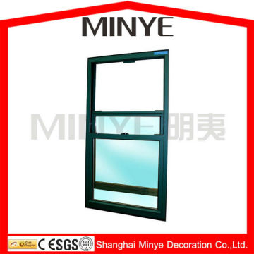 2014 American style double hung window with grills, high quality up and down windows, factory price hung windows