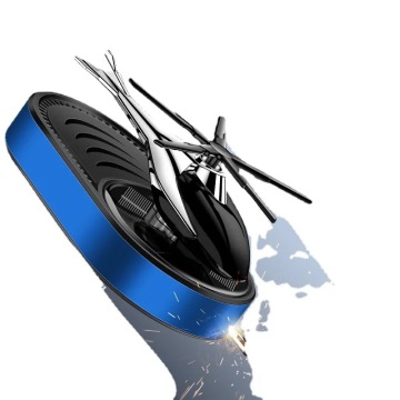 Portable Solar-Powered Helicopter Ornament with Long-Lasting Aromatherapy Fragrance for Cars