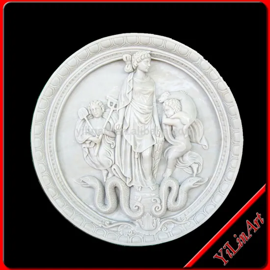 Marble Natural Relief Sculpture,Stone Relief Carving (YL-F012)