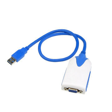 USB 3.0 to VGA Graphics Adapter, Supports Up to Six Simultaneous Display