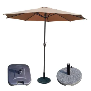Tuoye Outdoor Beach Umbrella: Mid-Post Parasol for Courtyard Advertising and Folding Convenience