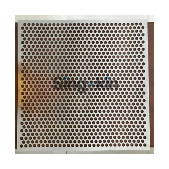 Stainless Steel Staggered Centers Round Perforated Metal Mesh Sheet