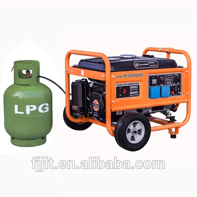 2kW BIG Fuel Tank Liquid Petrol Gas Generator Set price JLP 3000