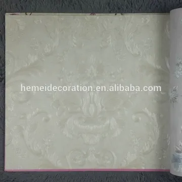 Damascus style wallpaper vinyl precise deep embossed wallpaper non-woven wallpaper