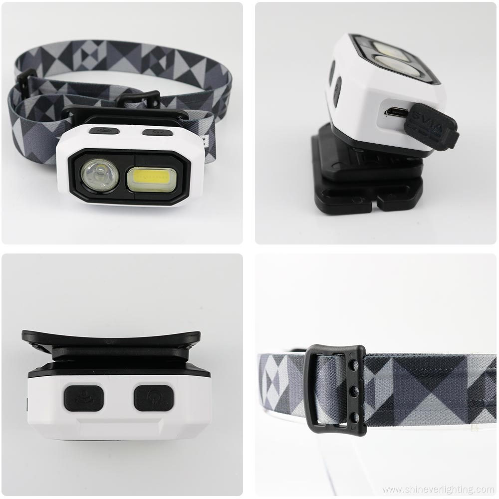 400 Lumen Usb Rechargeable Waterproof Head Torch Light