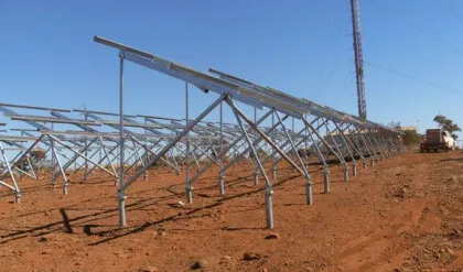 Solar Power Energy Ground Screw Pile Construction