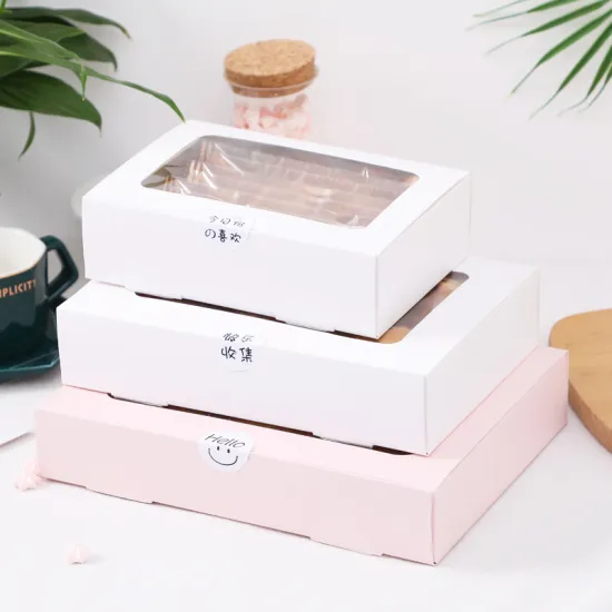 egg yolk shortcake box with window