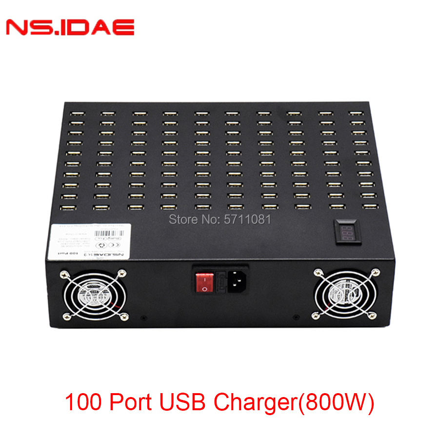 800W Estação de carregamento USB 100 portas