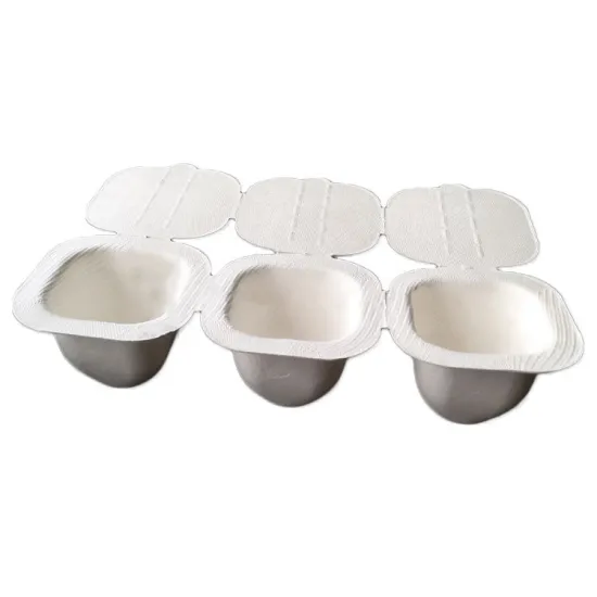 Biodegradable Food Pulp Moulding Folded Fiber Packaging