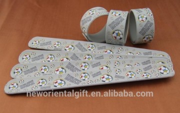 high definition digital printing slap wristbands