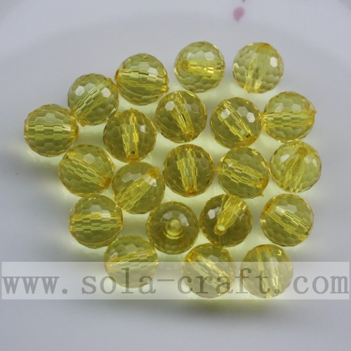 Nice Clear Football Faceted Jewelry Acrylic Crystal Beads