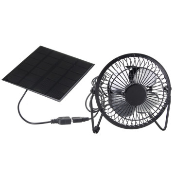 Portable Solar-Powered Fan for Greenhouse and Outdoor Use