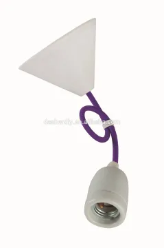 E27 / E26 CE ceramic pendant lamp / lighting with plastic / metal / plastic ceiling rose