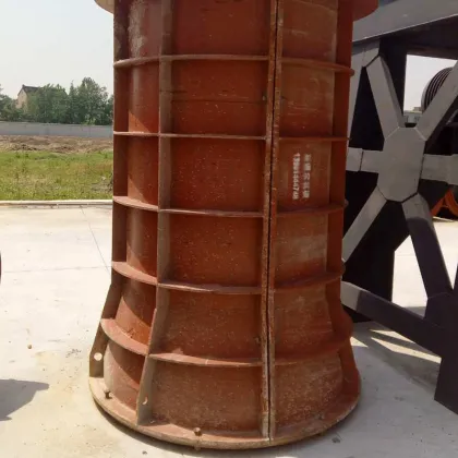 Concrete pipe reinforcement mould for precast concrete