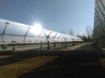 parabolic trough vaccum collector