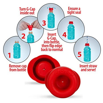 BPA ฟรีฝาครอบขวดสากลที่มีการรั่วไหล