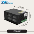 ZY80W 28kV ليزر ثاني أكسيد الكربون PSU لتكامل النظام