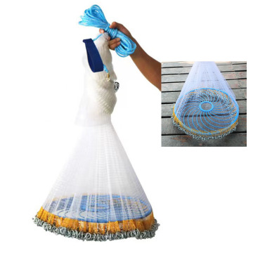MISTER JIGGING Monofilament Frisbee Fishing Net