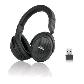 2.4G wireless headset  use mini usb adaptor to connect with PC