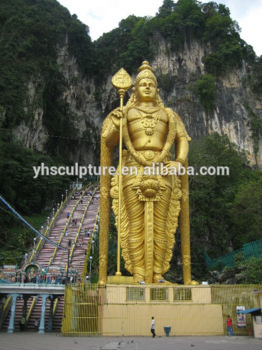 Brass hindu god statue