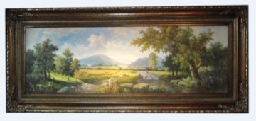 landscape art oil painting