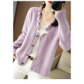 All Wool New Jersey Cardigan dames