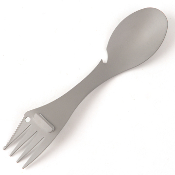 Titan Spork med flasköppnare och D-Hook-Multifunktion Camping-redskap