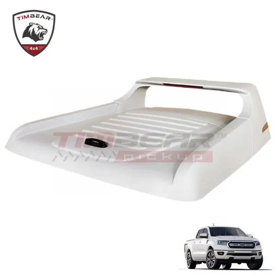 4X4 Fiberglass Sports Bed Cover Fullbox Tonneau Cover for Ford Ranger 2016-2019