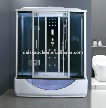 Complete glass shower cabin with ABS shower tray