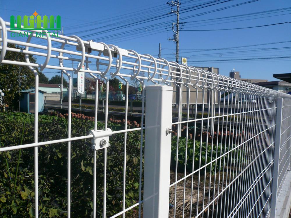 PVC coated BRC wire mesh fence