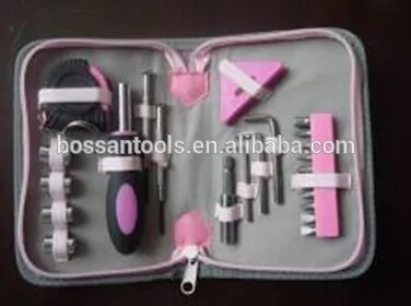 23pcs pink tool set