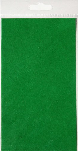 Green Flocking Paper for Glue Sticker (FL07)