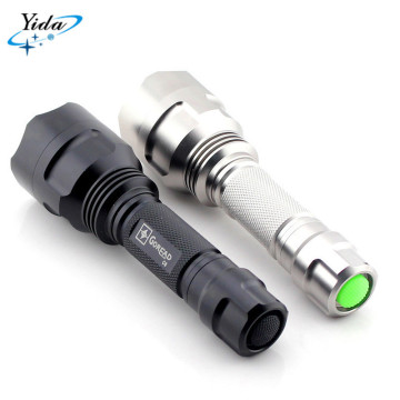 C8 black hot selling rechargeable LED Q5 flashlight