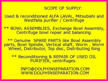 Alfa Laval oil purifier, Industrial centrifuge, biodiesel centrifuge MOPX-205