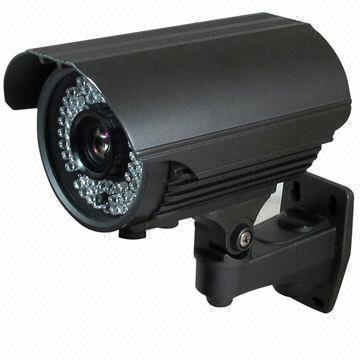 Waterproof IR camera, 72-piece IR LEDs, 60m IR range, Sony CCD 700TVL, 9 to 22mm manual zoom lens