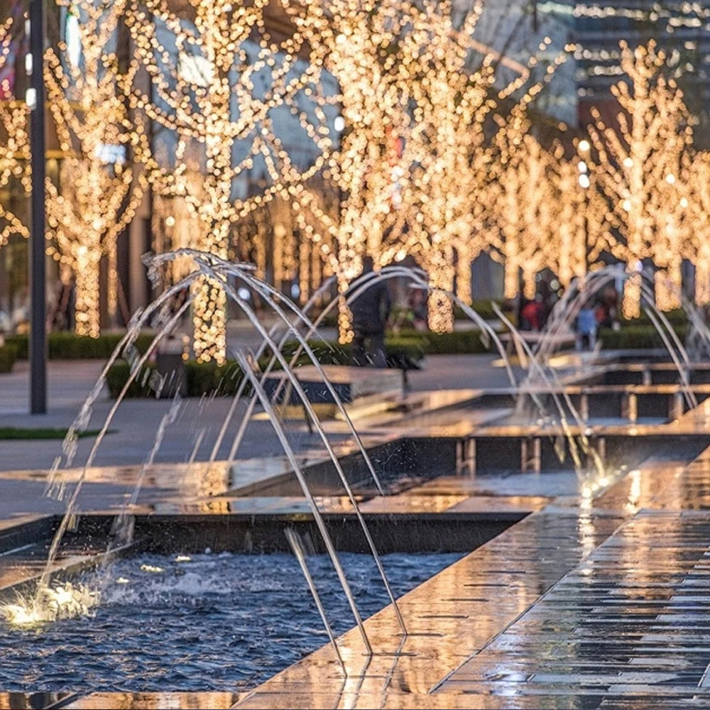 jumping water fountain